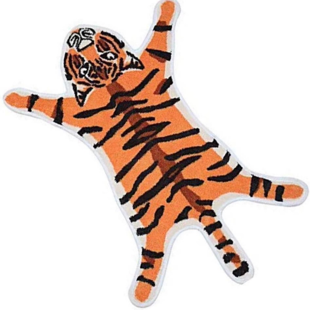 Tiger bath rug